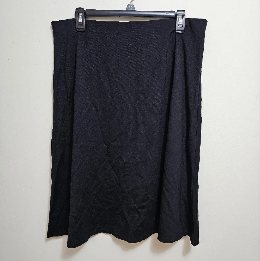 LOFT Black Pencil Skirt Knee-Length Work Size‎ Large